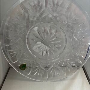Waterford Crystal Clear Glass Platter